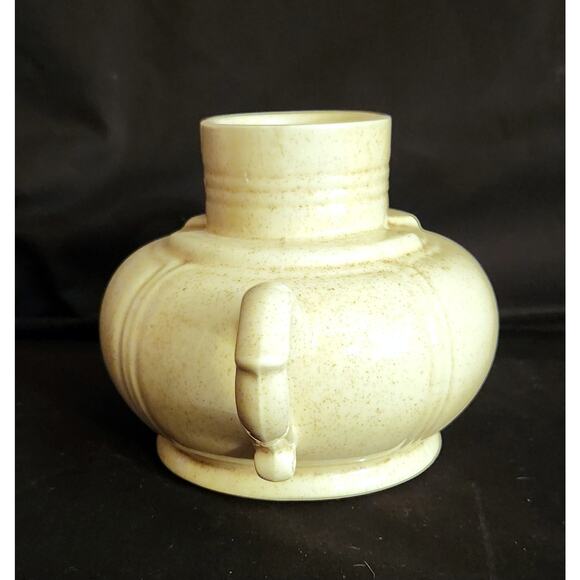 McCoy Candle Hurricane Ornamental Lamp Vintage Cream Speckled No Globe - Picture 4 of 6